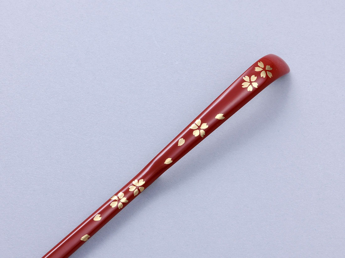 朱塗 桜絵茶杓 | すべての商品 | 淡交社 茶道具と茶席のきもの