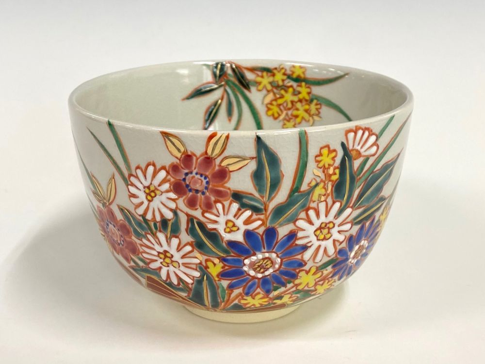 花束絵茶碗 | すべての商品 | 淡交社 茶道具と茶席のきものオンライン