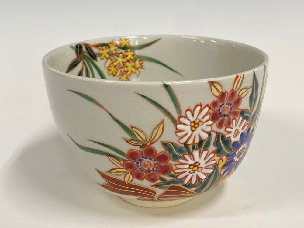 花束絵茶碗 | 茶道具,茶碗 | 淡交社 茶道具と茶席のきものオンライン