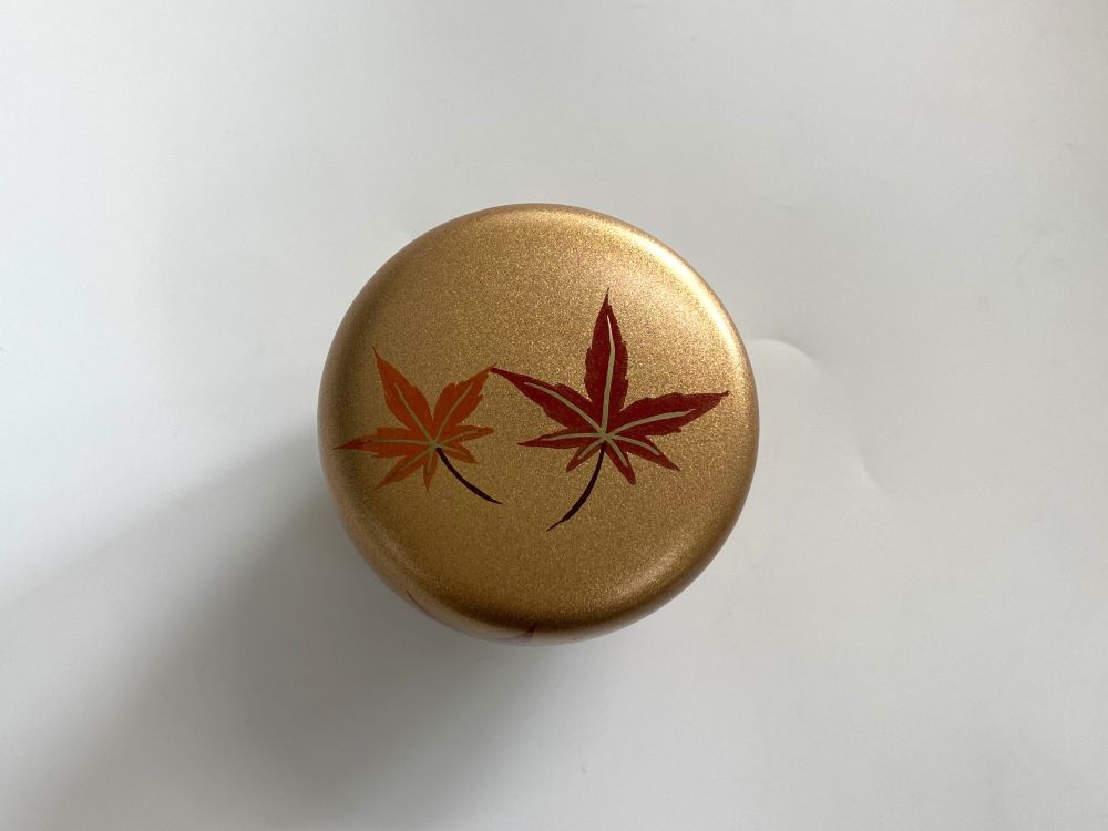 梨子地 紅葉蒔絵中棗（内梨子地） | 特集,十二ヵ月の茶道具,11月