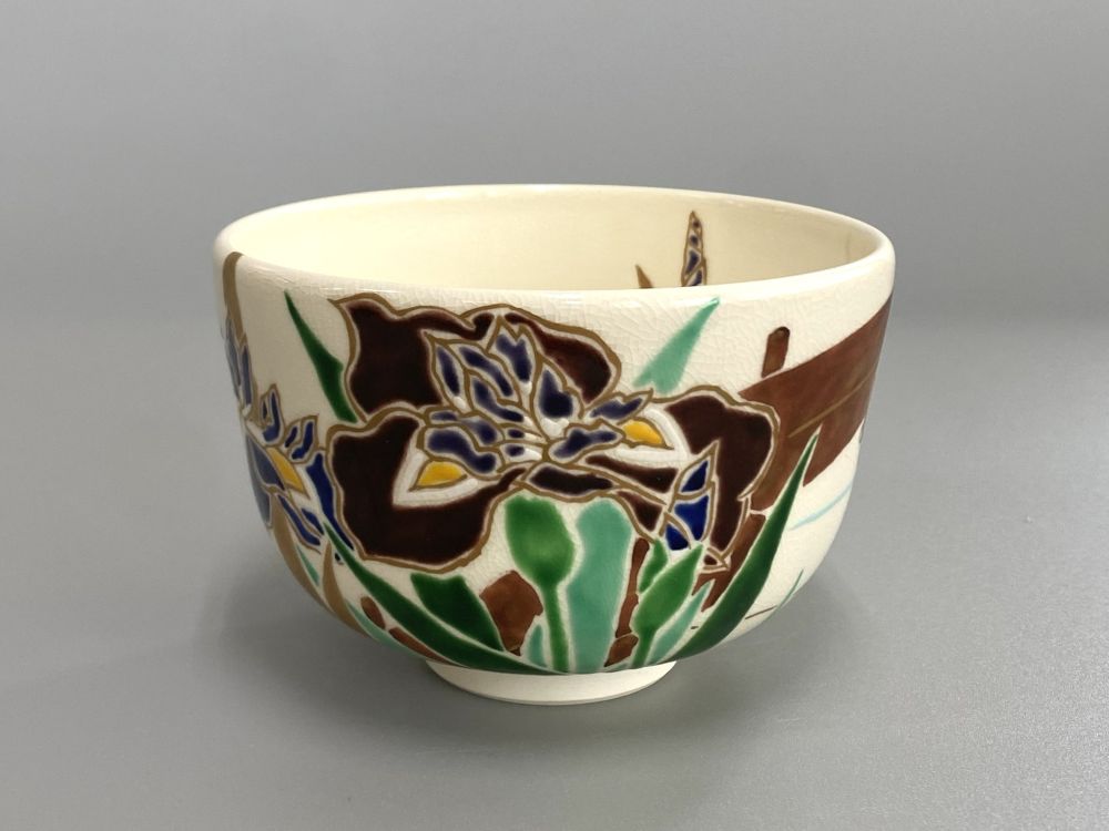 色絵 八ツ橋茶碗＜セール＞ | オンラインショップ限定,茶道具 | 淡交社