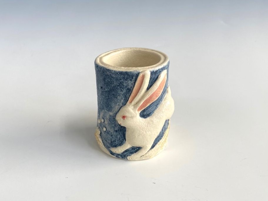 浪うさぎ蓋置 | すべての商品 | 淡交社 茶道具と茶席のきもの