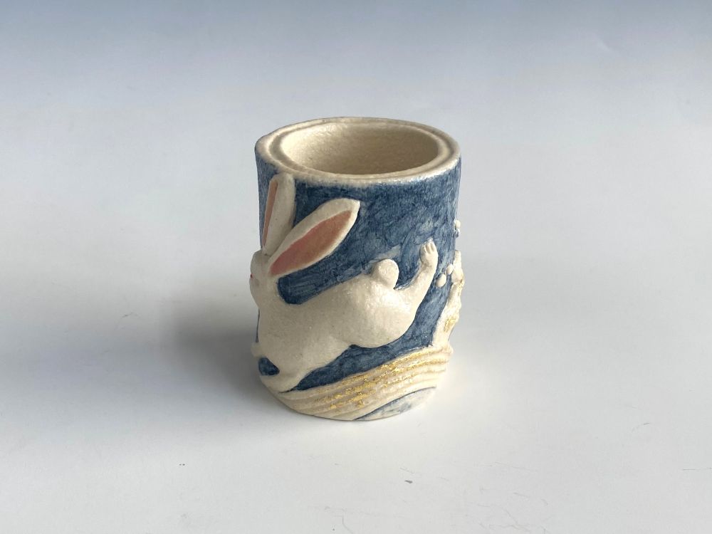 浪うさぎ蓋置 | すべての商品 | 淡交社 茶道具と茶席のきもの