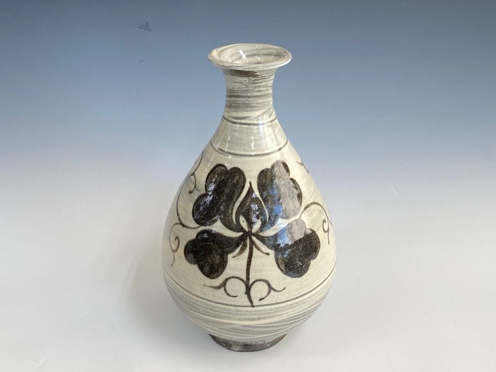 粉青沙器 鉄絵草文徳利形花入＜セール＞ | ブラックフライデーセール