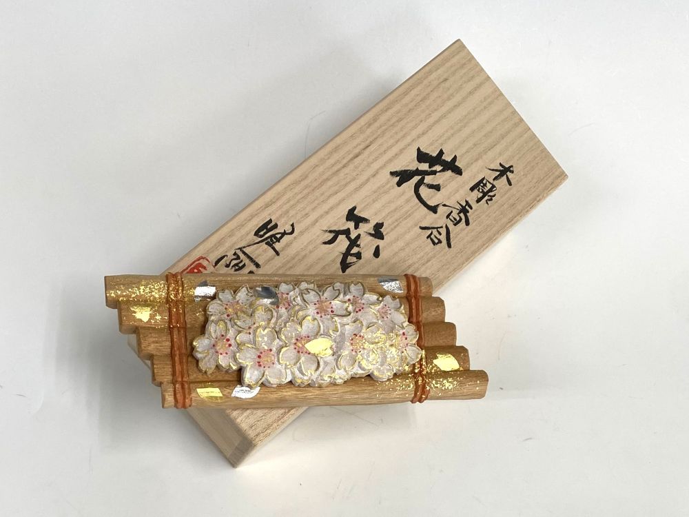 木彫香合 花筏 | すべての商品 | 淡交社 茶道具と茶席のきもの