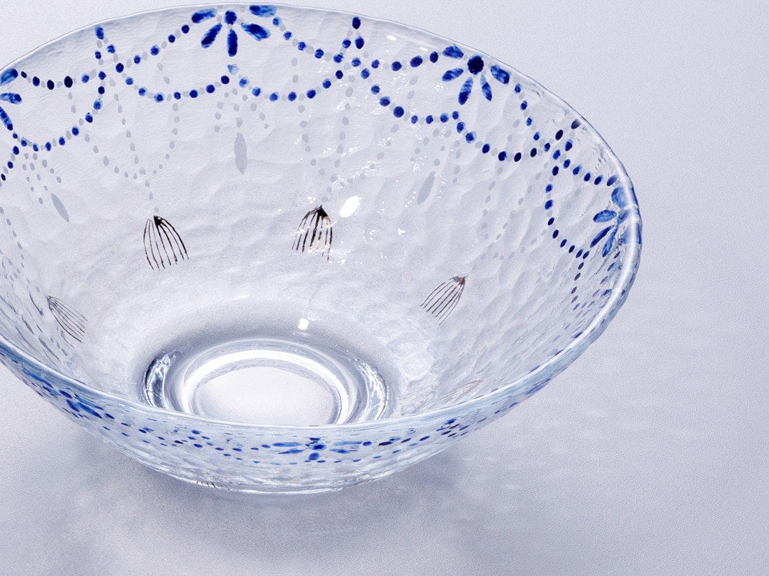 瓔珞紋絵ガラス平茶碗 | すべての商品 | 淡交社 茶道具と茶席のきもの