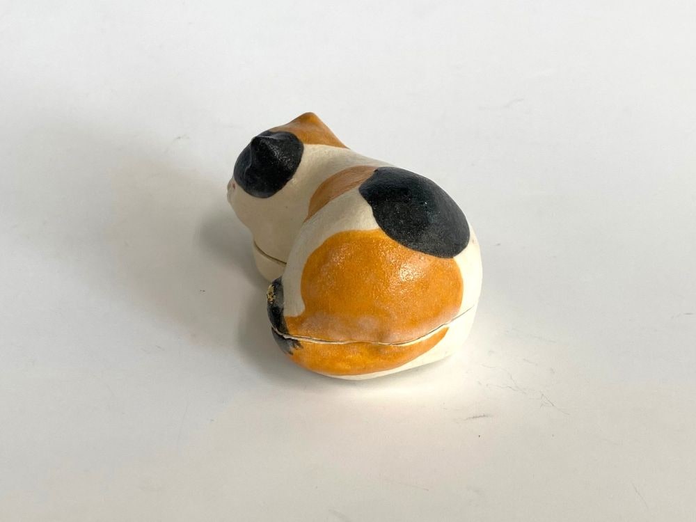 猫香合 おひるね | すべての商品 | 淡交社 茶道具と茶席のきもの