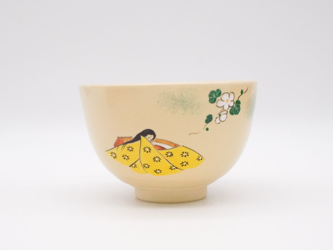 色絵茶碗 源氏四帖 夕顔 | すべての商品 | 淡交社 茶道具と茶席の