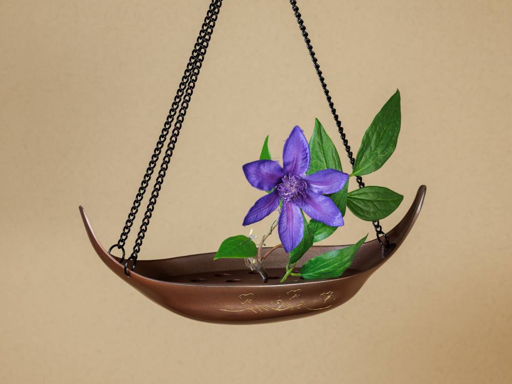 茶道具　釣舟花入　花瓶 波千鳥彫 釣舟花入 | すべての商品 | 淡交社 茶道具と茶席の