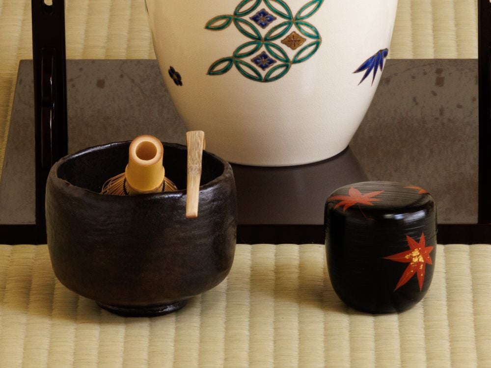 木製 黒茶碗 半筒 茶碗 古道具 アンティーク 茶道具 宗入 黒楽茶碗「鹿の声」写【次回入荷9月中旬以降】 | すべての商品