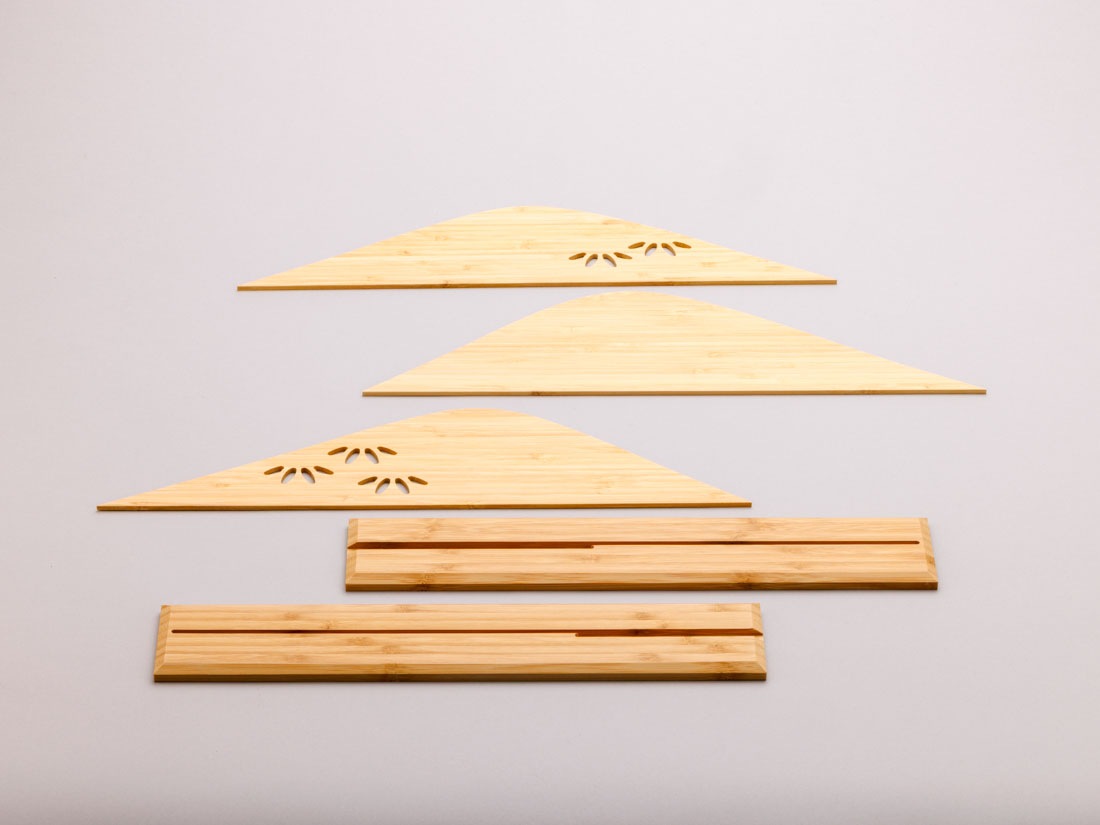 茶道具　結界　間仕切り 組立式 笹透かし遠山結界 | カタログ・パンフレット 掲載品,夏カタログ