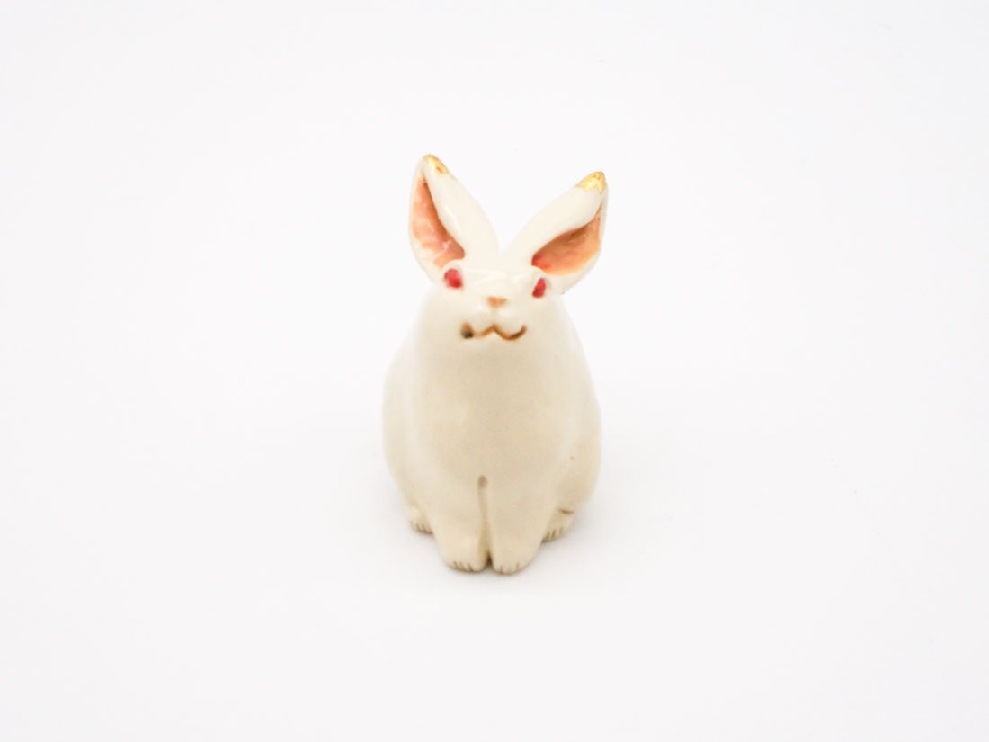 笑みうさぎ蓋置〈もっちり〉 | 美術・工芸品・和雑貨 | 淡交社 茶道具