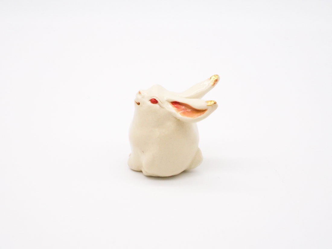 笑みうさぎ蓋置〈もっちり〉 | 美術・工芸品・和雑貨 | 淡交社 茶道具