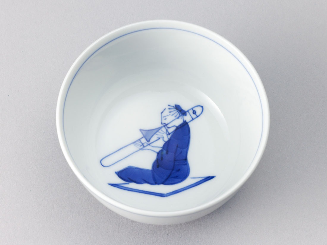 九谷焼 笛吹 汲出茶碗（5客組） | すべての商品 | 淡交社 茶道具と茶席