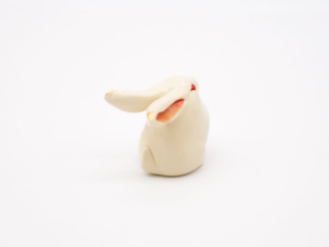 笑みうさぎ蓋置〈ずっしり〉 | 茶道具 | 淡交社 茶道具と茶席のきもの