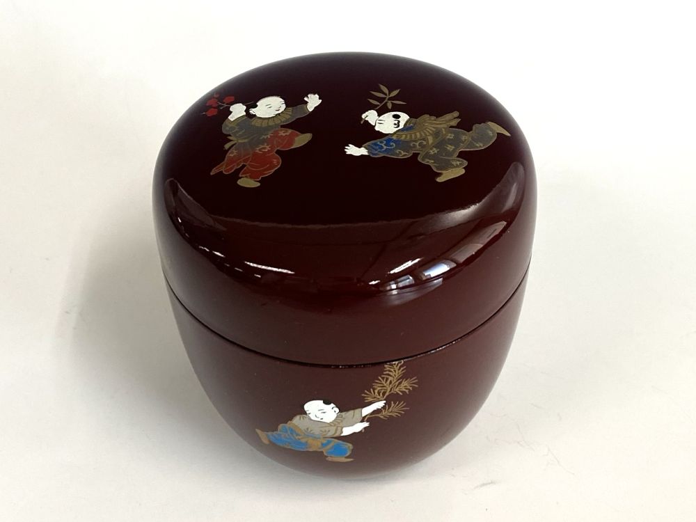 樹脂製 溜塗 唐子中棗 | すべての商品 | 淡交社 茶道具と茶席のきもの