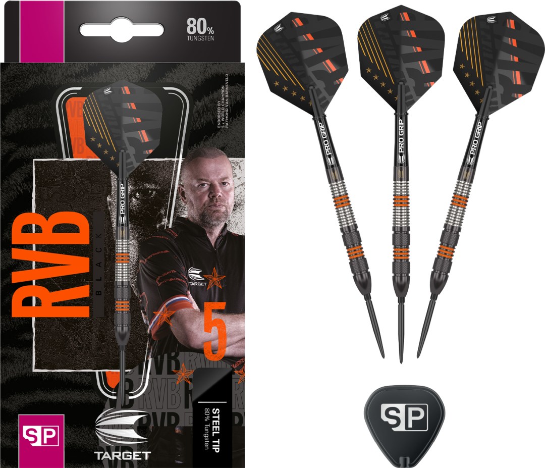 レイモンド・ヴァン・バーナベルド選手モデル TARGET RVB80 BLACK レイモンド・ヴァン・バーナベルド選手モデル TARGET RVB80