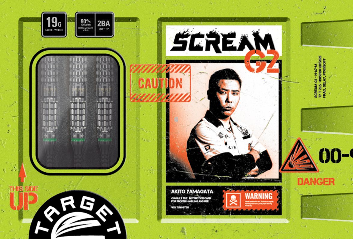 TARGET SCREAM スクリーム　ダーツハイブ限定カラー　3本 19g TARGET SCREAM スクリーム ダーツハイブ限定カラー 3本 19g