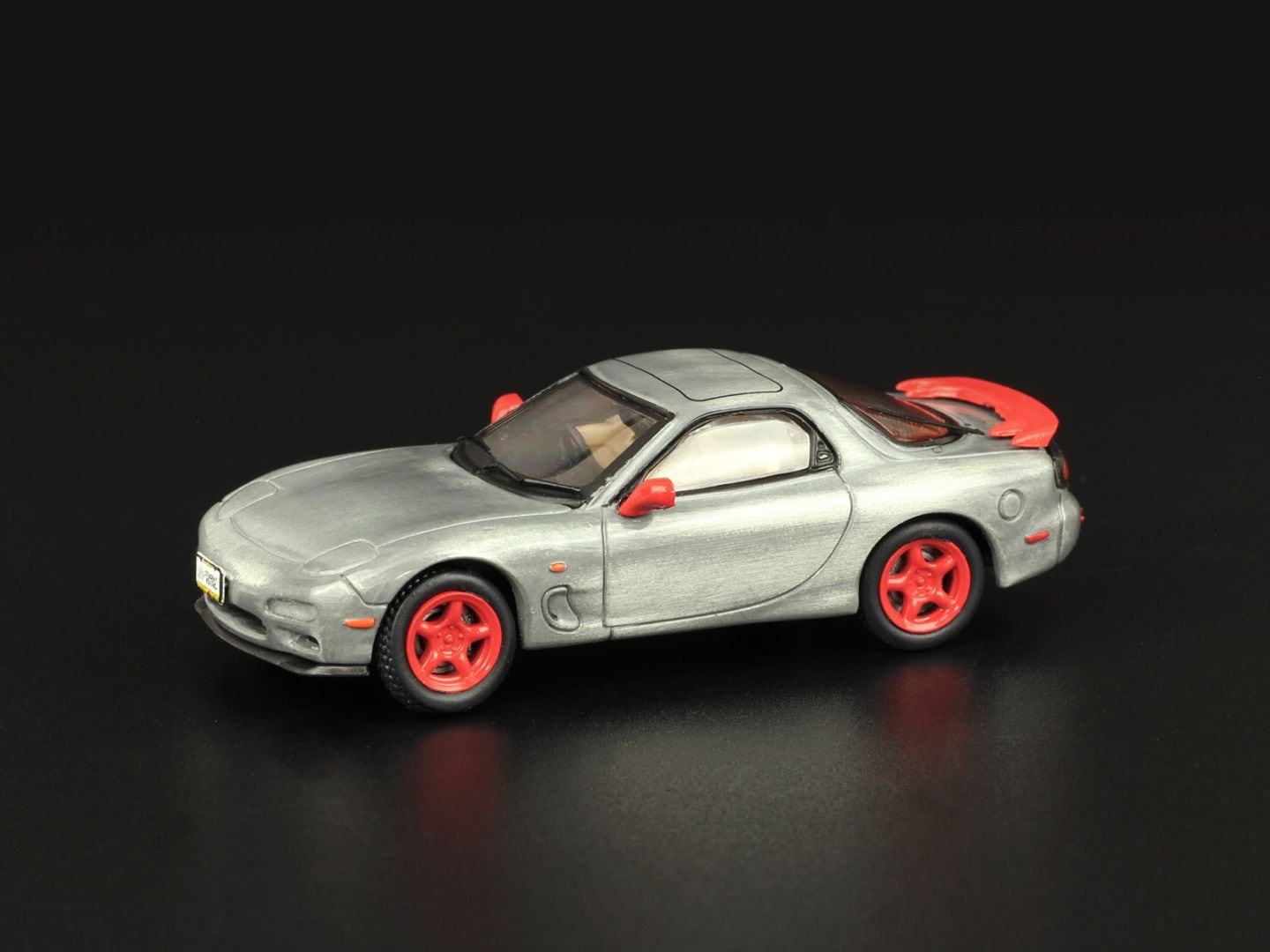 【チェイスカー】 J Collection x Tarmac Works x Student Driver 1/64 Mazda RX-7 FD3S Red