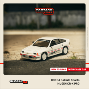 Tarmac Works 1/64  HONDA Ballade Sports MUGEN CR-X PRO White