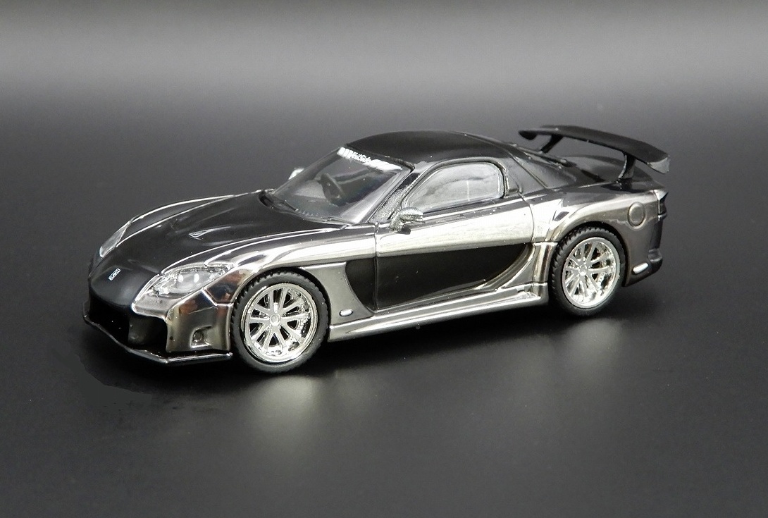 【チェイスカー】Mazda RX-7 VeilSide Fortune7 Grey metallic / Black