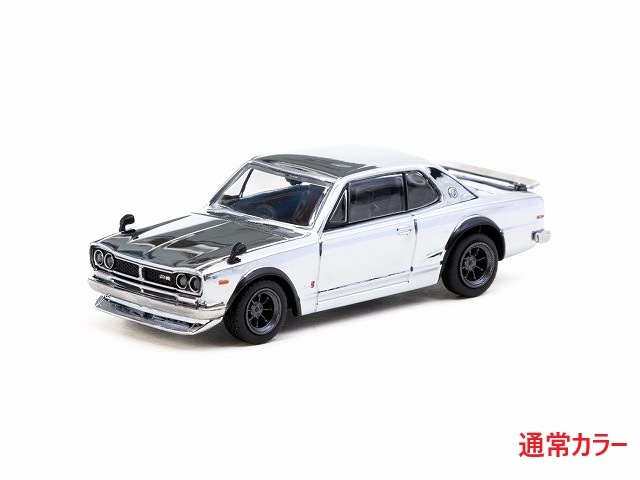 チェイス 日産 スカイライン HT 2000GT-R スペシャルエディション チェイスカー】Tarmac Works 1/64 Skyline HT 2000GT-R Silver