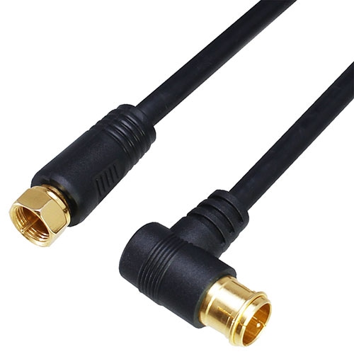 TARO'S ����ƥʥ����֥� 3M High Quality 4K8K����(3224MHz)�б� S-4C-FB 4CƱ�� �ϥǥ���BS��CS�����б� �֥�å� ���å��ץ饰 L���ץ饰��F������ץ饰 4CLF-03BK