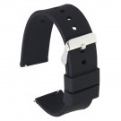 【送料無料 ネコポス便】TARO'S 交換用時計バンド/ベルト シリコンラバー製 Silicon Watch Band 防水 滑り止め加工 ラグ幅22mm（取付幅22mm）【 バネ棒外し・交換マニュア