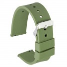 【送料無料 ネコポス便】TARO'S 交換用時計バンド/ベルト シリコンラバー製 Silicon Watch Band 防水 滑り止め加工 ラグ幅22mm（取付幅22mm）【 バネ棒外し・交換マニュア