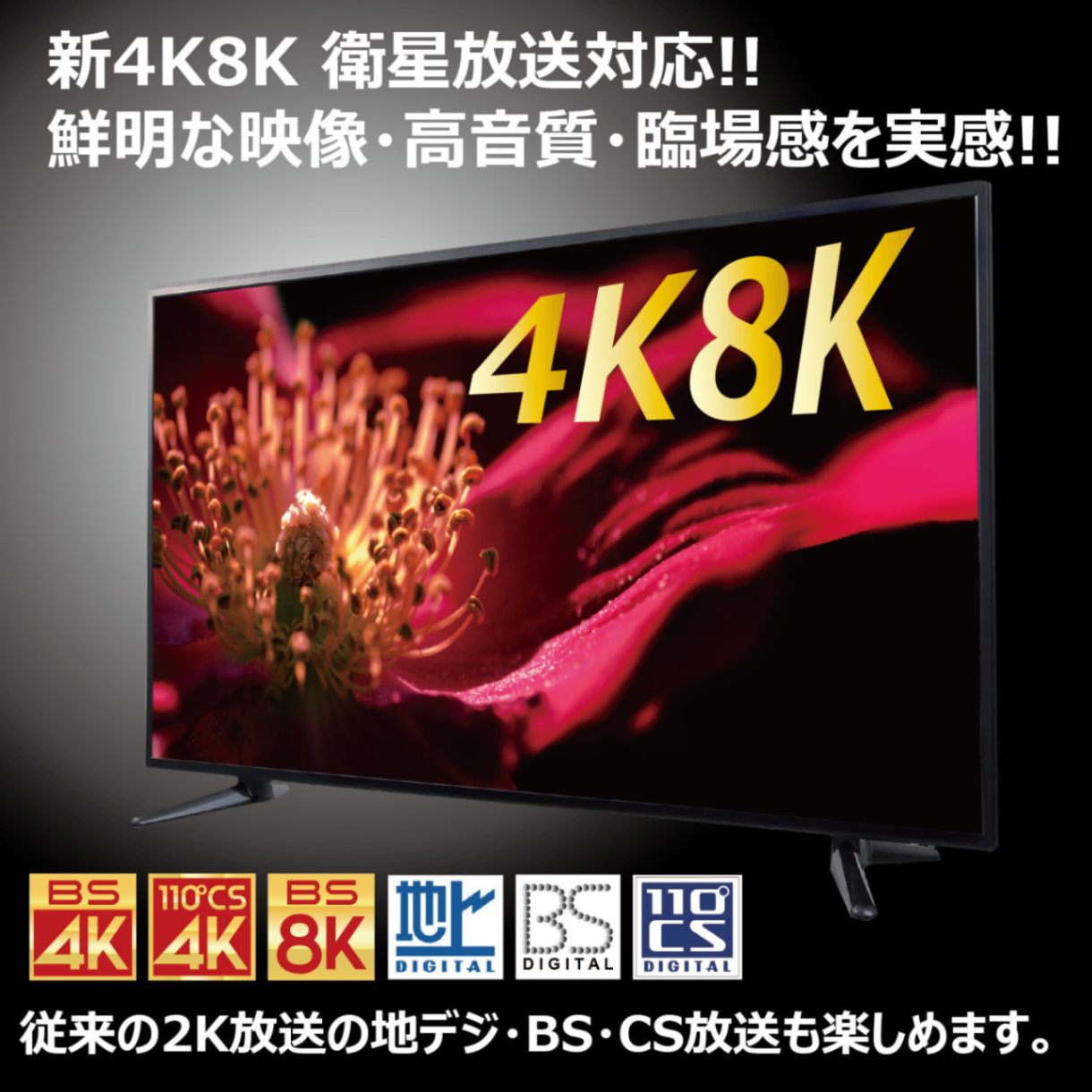 テレビアンテナ分配器 4K8K・地デジ・BS・CS・CATV放送対応 2