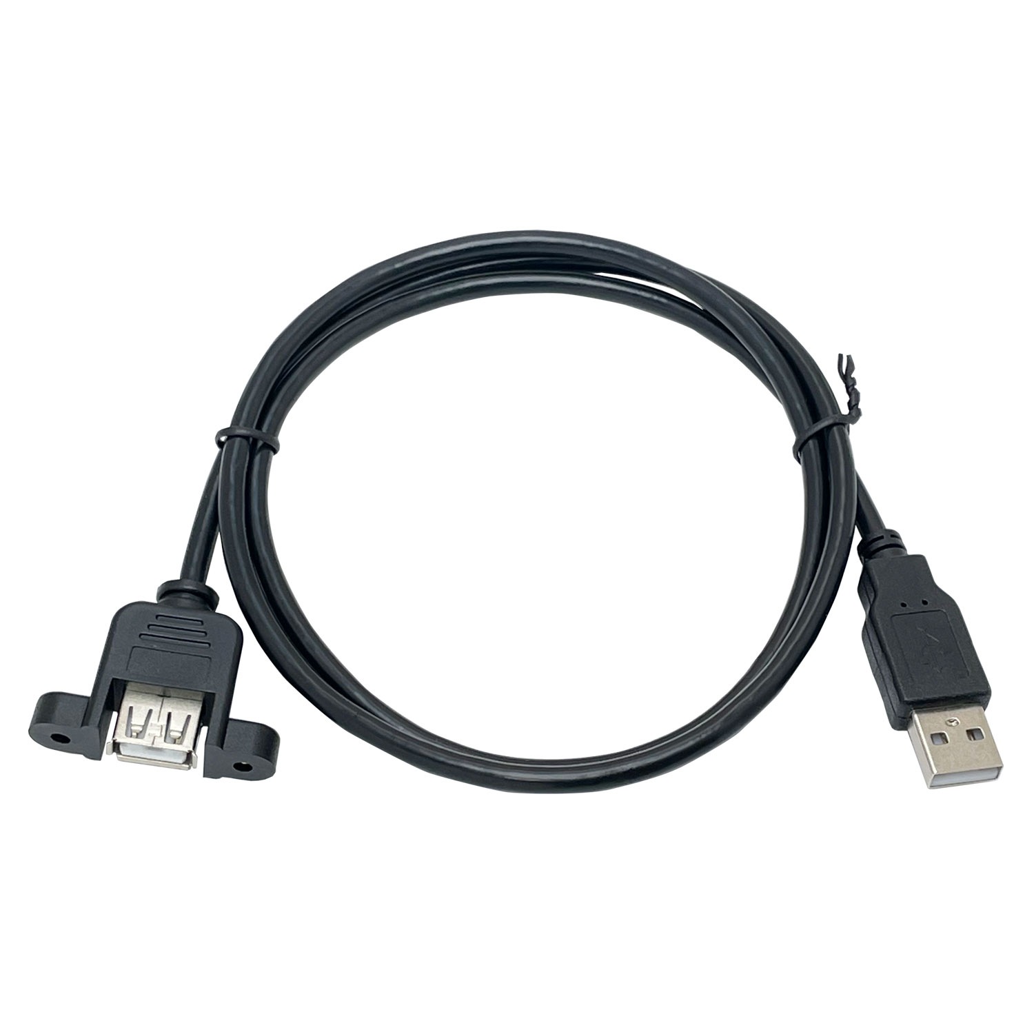 送料無料 ネコポス便】 パネルマウントUSBケーブル USB2.0ケーブル A