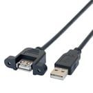 ѥͥޥUSB֥ USB2.0֥ Aͥ ݥѥͥޥAͥ ᥹ ֥å 0.9 (90cm) CBUSB-MAA-09BK