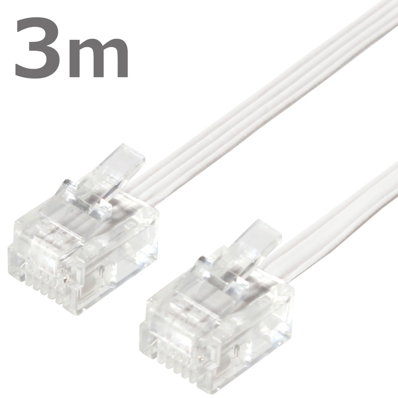 �⥸��顼�����֥� 3M ������ �ƥ�ۥ󥱡��֥� �ƥ�ۥ󥳡��� 6��4�� 6��2�� 6P4C �ե�å� �ۥ磻�� CMJ-F03WH