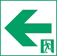 FK10386 パナソニック LED誘導灯表示板[通路誘導灯・両面用](C級・10形)【表示板のみ】