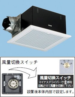 FY-38BKA7/47 パナソニック 天井換気扇(4段速調付、フィルター付)
