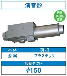 DVC-18HN 東芝 中間ダクトファン(φ150用・消音形)