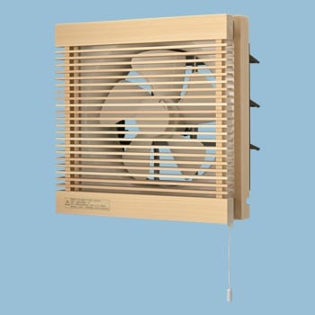 FY-25VE6/13 パナソニック インテリア換気扇 引きひも式 天然木グリル 羽根径25cm