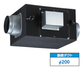 DVS-80SSUK 東芝 ストレートダクトファン(消音給気形)φ200用 即配