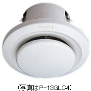 P-18GLC4 三菱 丸形給排気グリル(風量調節形)φ150mm用 即配・速配なら