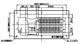 BQR35284 パナソニック 住宅分電盤 コスモパネルコンパクト21(28+4 50A 