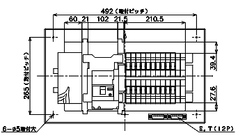 BQR36204 パナソニック 住宅分電盤 コスモパネルコンパクト21(20+4 60A)