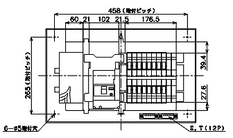 BQR36164 パナソニック 住宅分電盤 コスモパネルコンパクト21(16+4 60A