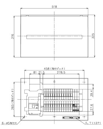 BQE85263J パナソニック 太陽光発電システム対応住宅分電盤(26+3 50A 