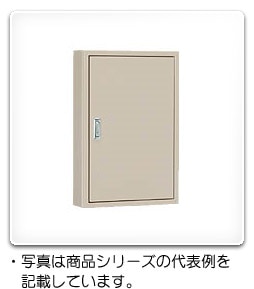 日東工業 盤用キャビネット 露出形 片扉 鉄製基板付 横400×縦1000×深 ...