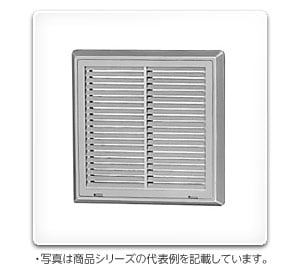 日東工業　ルーバー　RSLP-15C 10個 （5パック） RSLP-15C | RSLP R形ルーバー フィルタ付 寸法（フカサ）（mm）10・12