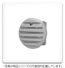 WLP-12-C：丸形防水ルーバー（クリーム色）　換気面積cm2：22　適用プラボックス：PL20用 WLP-12-C：丸形防水ルーバー（クリーム色） 換気面積cm2：22 適用プラ