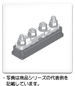 BP46-400UG 日東工業 接地端子ユニット(400A用、緑色)