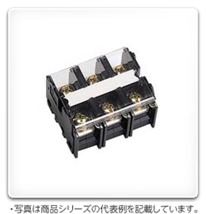 TBF-063 日東工業 固定式端子台(経済形、ポリカーボネート樹脂製、極数