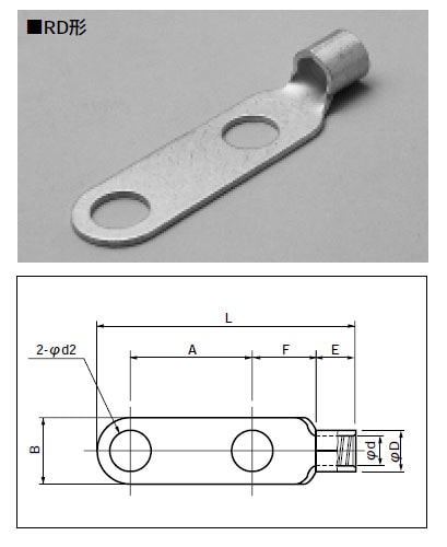 RD38-10 富士端子 圧着端子（ＲＤ型）