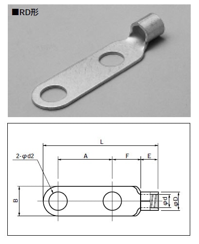 RD200-14 冨士端子 圧着端子（ＲＤ型）  富士端子